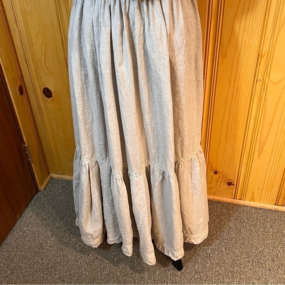Joslin Gracie Cotton Crochet Maxi Dress Sz-US 6/AU 10 - Picture 6 of 14